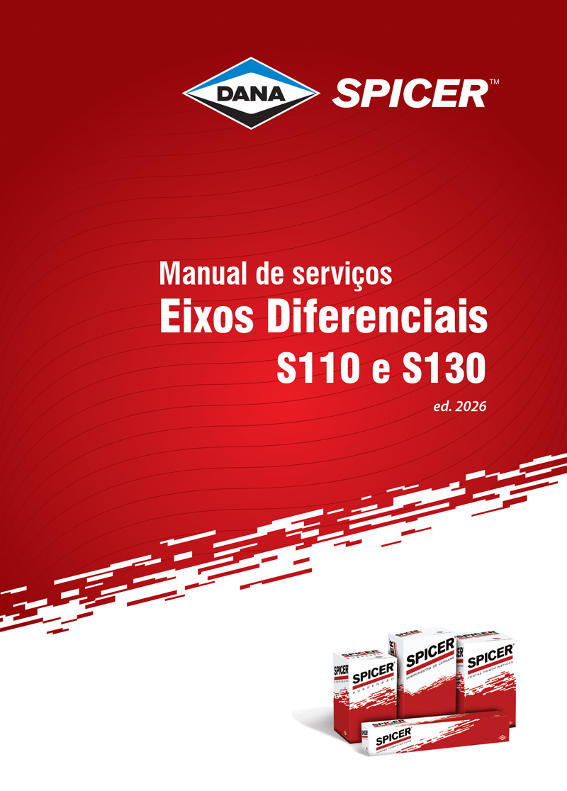 Manual de serviços Eixos Diferenciais S110 e S130 ed. 2026